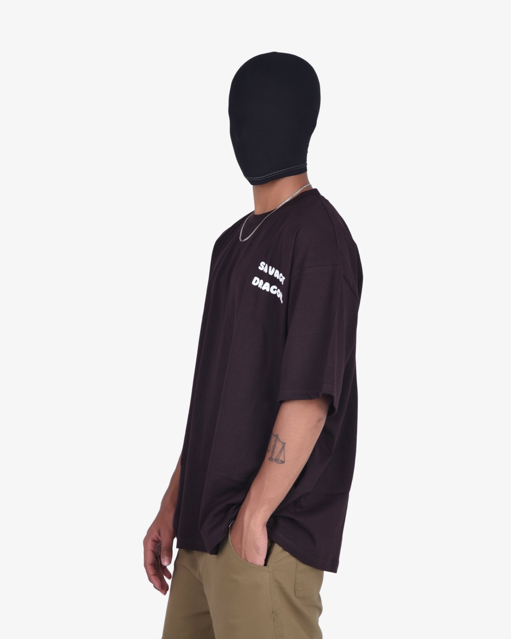OVERSIZED SLOGAN PRINT T-SHIRT