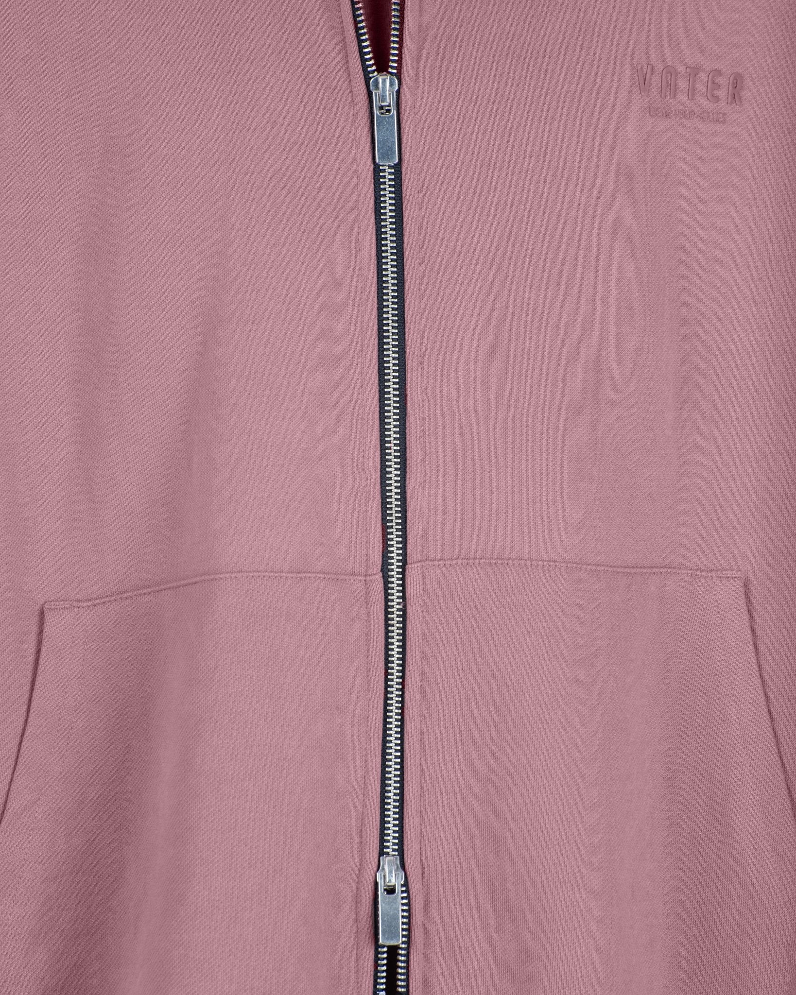 ROSE TAUPE HEAVY WEIGHT DOUBLE ZIPPER