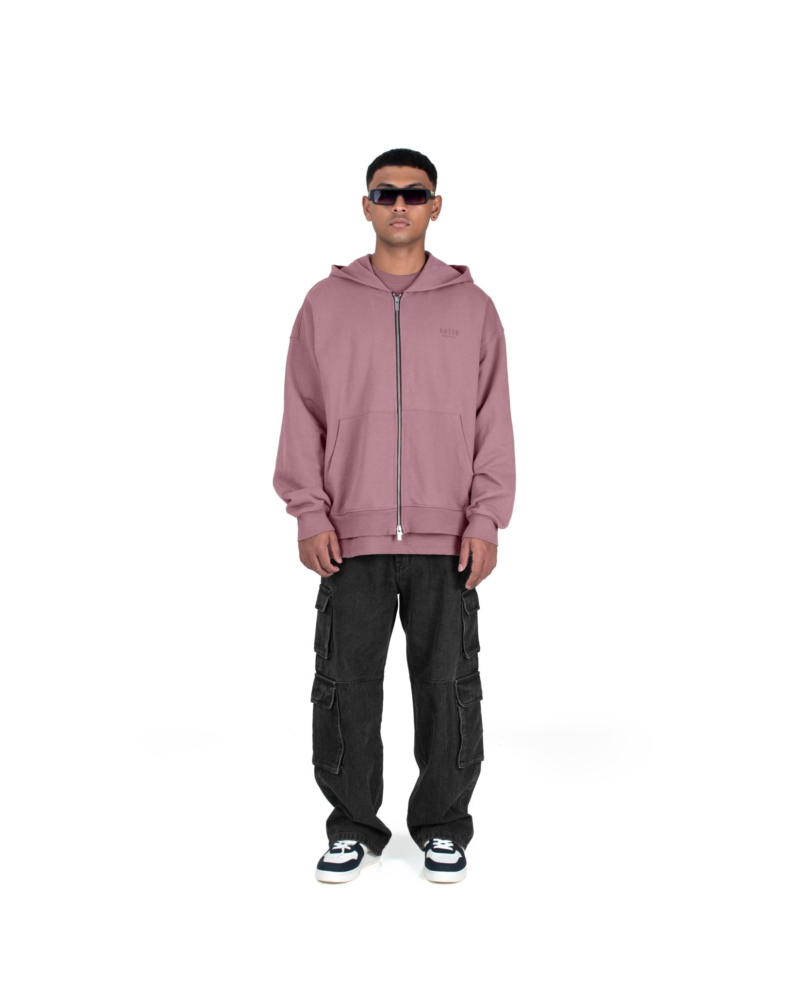 ROSE TAUPE HEAVY WEIGHT DOUBLE ZIPPER