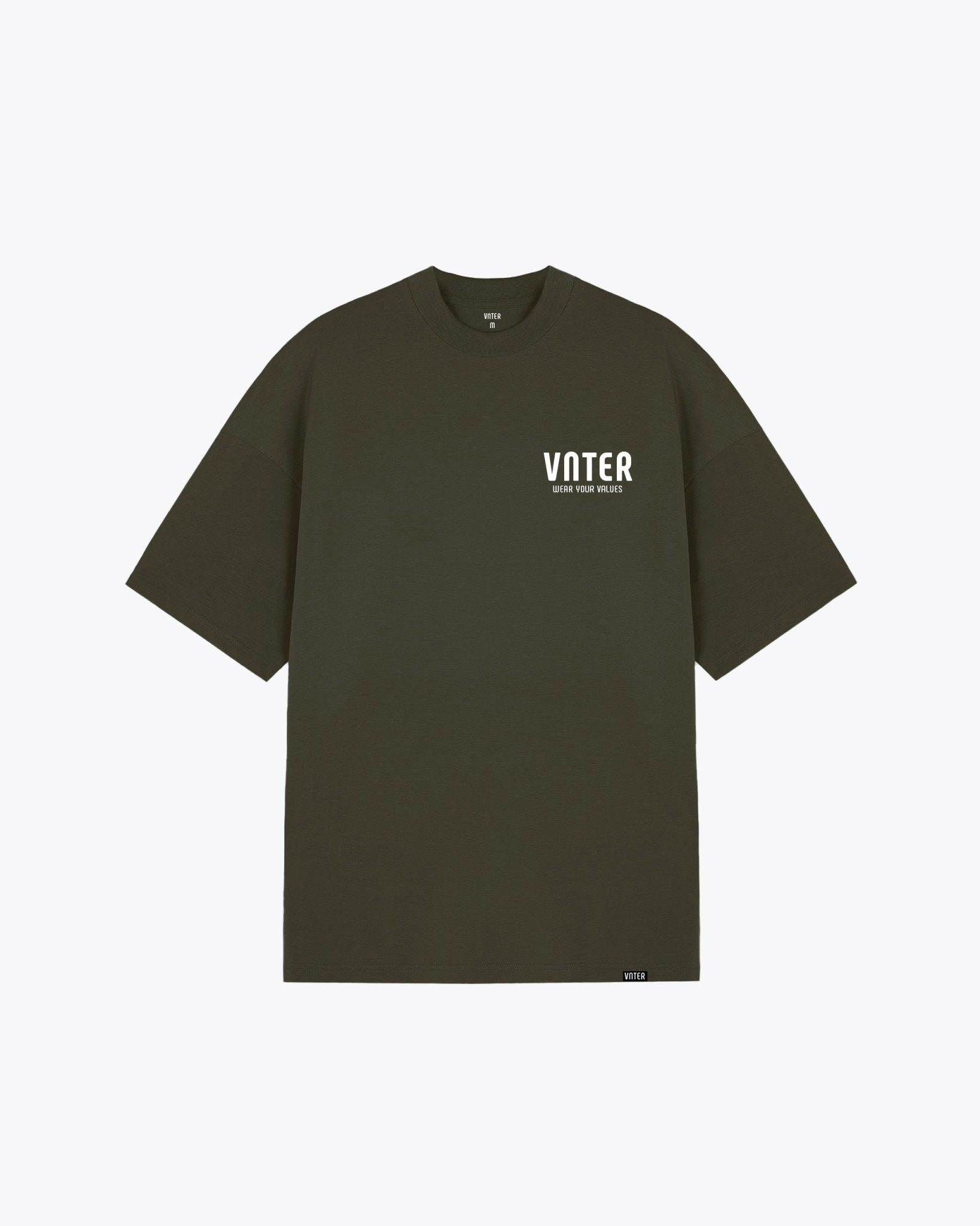 OVERSIZED CONTRAST PRINTED T-SHIRT