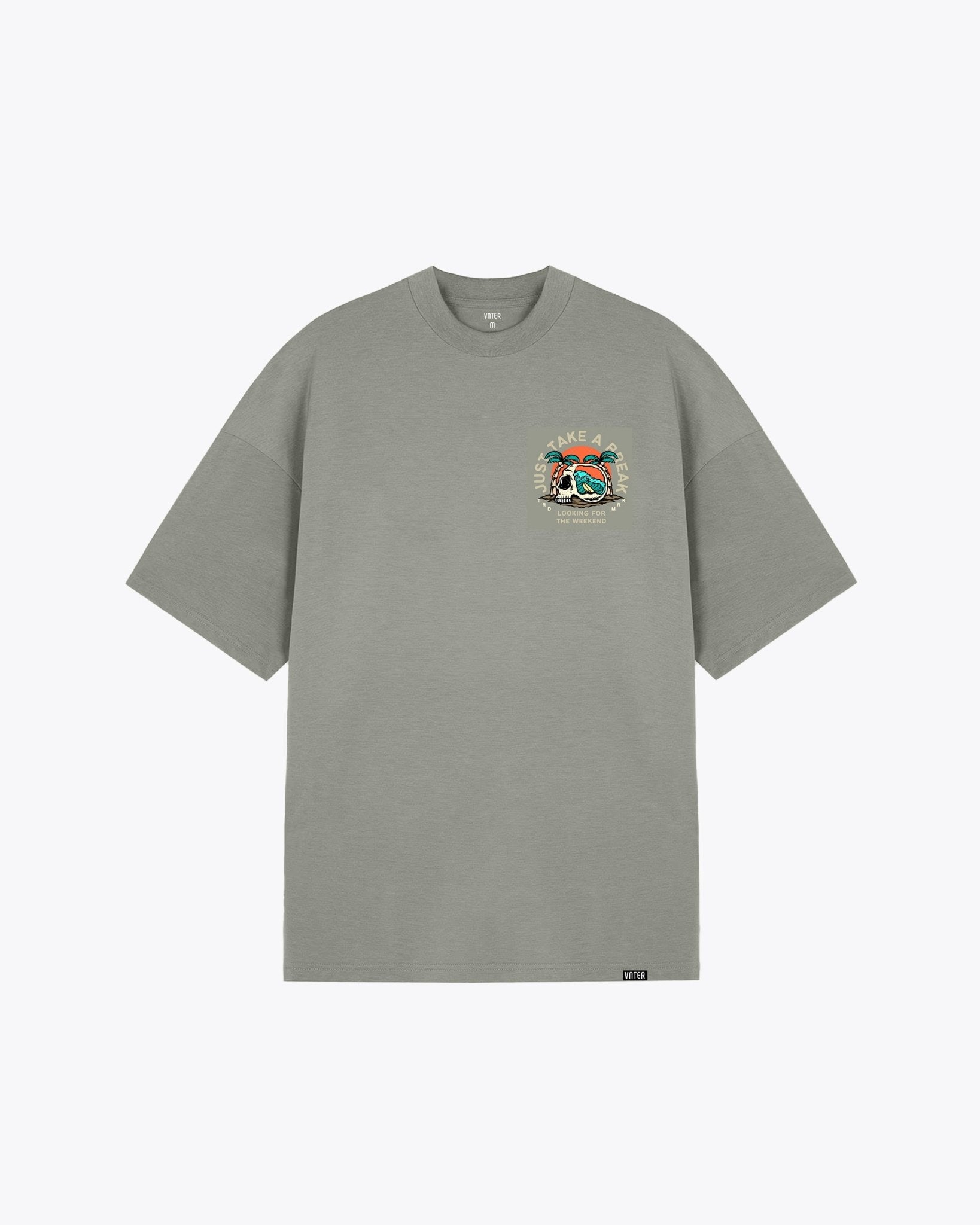OVERSIZED T-SHIRT WITH CONTRAST PRINT