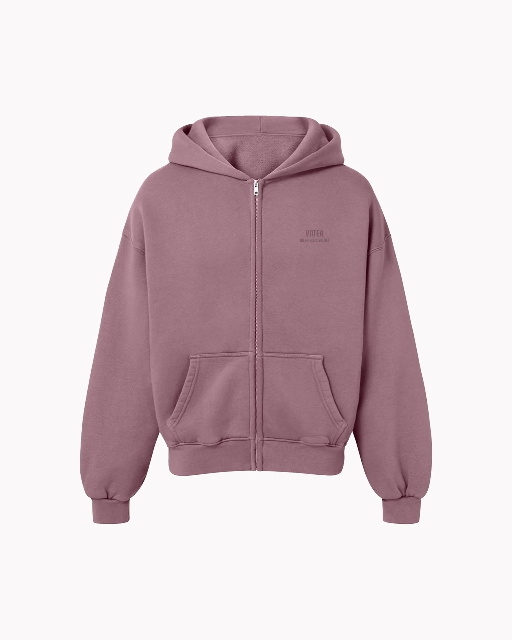 ROSE TAUPE HEAVY WEIGHT DOUBLE ZIPPER